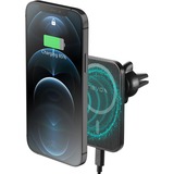 Nevox 2025 chargeur d'appareils mobiles Noir Auto Noir, Auto, USB, Recharge sans fil, Noir