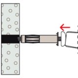 fischer HM 6x65 S, Cheville Argent