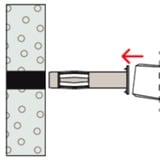 fischer HM 6x65 S, Cheville Argent