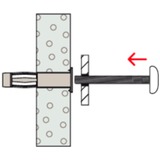 fischer HM 6x65 S, Cheville Argent