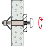 fischer HM 6x65 S, Cheville Argent