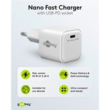 goobay 65370, Chargeur Blanc