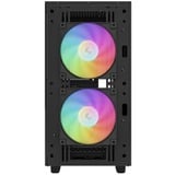 DeepCool CH360 boîtier mini tower Noir | 1x USB-A | 1x USB-C | RGB | Window