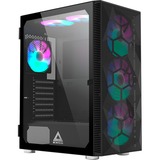 Montech  boîtier midi tower Noir | 3x USB-A | RGB | Window