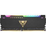 Patriot Viper Steel PVSR416G360C0 module de mémoire 16 Go 1 x 16 Go DDR4 3600 MHz, Mémoire vive Noir, 16 Go, 1 x 16 Go, DDR4, 3600 MHz, 288-pin DIMM