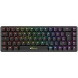 Sharkoon clavier Noir, Layout DE, Kailh Choc V2 Low Profile Rouge