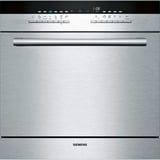 Siemens iQ500 SC76M542EU lave-vaisselle Semi-intégré 7 couverts F Acier inoxydable/Noir, Semi-intégré, Taille maximum (60 cm), Métallique, Métallique, Boutons, 1,75 m