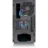 Thermaltake  boîtier midi tower Noir | 2x USB-A | 1x USB-C | RGB | Verre Trempé