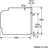 Neff BX18, Ensemble four Acier inoxydable