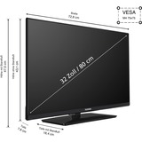 Telefunken  32" TV LED Noir