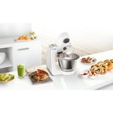 Bosch MUM58231, Robot de cuisine Blanc/Argent