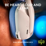 Logitech  casque gaming over-ear Blanc