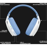 Logitech  casque gaming over-ear Blanc