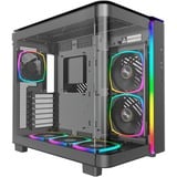 Montech  boîtier midi tower Noir | 2x USB-A | 1x USB-C | RGB | Window