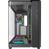 Montech  boîtier midi tower Noir | 2x USB-A | 1x USB-C | RGB | Window