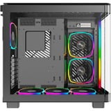 Montech  boîtier midi tower Noir | 2x USB-A | 1x USB-C | RGB | Window