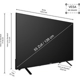 Telefunken  55" Ultra HD TV QLED Noir