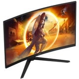 AOC  32" Moniteur gaming incurvé  Noir/gris