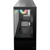 Aerocool  boîtier mini tower Noir | 3x USB-A | RGB | Window