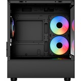 Aerocool  boîtier mini tower Noir | 3x USB-A | RGB | Window