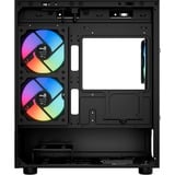 Aerocool  boîtier mini tower Noir | 3x USB-A | RGB | Window