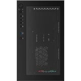 Aerocool  boîtier mini tower Noir | 3x USB-A | RGB | Window