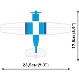 COBI Cessna 172 Skyhawk, Jouets de construction Blanc/Bleu