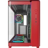 Montech  boîtier midi tower Rouge | 2x USB-A | 1x USB-C | RGB | Window