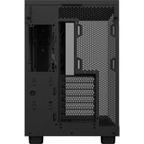 NZXT H6 Flow boîtier midi tower Noir | 2x USB-A | 1x USB-C | Verre Trempé