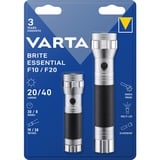 VARTA 15628101402, Lampe de poche Argent/Noir