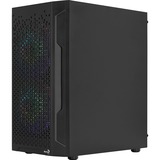 Aerocool Trinity Mini v3 boîtier mini tower Noir | 3x USB-A | RGB | Verre Trempé