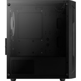 Aerocool Trinity Mini v3 boîtier mini tower Noir | 3x USB-A | RGB | Verre Trempé