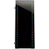 Inter-Tech X-908 Infini2 boîtier midi tower Blanc | 2x USB-A | 2x USB-C | RGB | Window