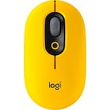 Logitech POP - BLAST, Souris Jaune/Noir, 1000 - 4000 dpi, Bluetooth