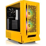 Thermaltake  boîtier midi tower Jaune foncé | 2x USB-A | 1x USB-C | RGB | Window