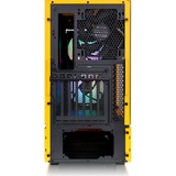 Thermaltake  boîtier midi tower Jaune foncé | 2x USB-A | 1x USB-C | RGB | Window