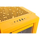 Thermaltake  boîtier midi tower Jaune foncé | 2x USB-A | 1x USB-C | RGB | Window