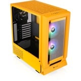 Thermaltake  boîtier midi tower Jaune foncé | 2x USB-A | 1x USB-C | RGB | Window