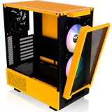 Thermaltake  boîtier midi tower Jaune foncé | 2x USB-A | 1x USB-C | RGB | Window