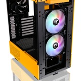 Thermaltake  boîtier midi tower Jaune foncé | 2x USB-A | 1x USB-C | RGB | Window