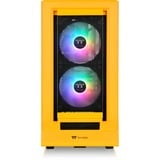 Thermaltake  boîtier midi tower Jaune foncé | 2x USB-A | 1x USB-C | RGB | Window