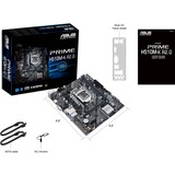 ASUS PRIME H510M-K R2.0, Socket 1200 carte mère Noir/gris, Gb-LAN, Sound, µATX