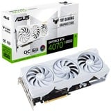 ASUS TUF Gaming GeForce RTX 4070 Ti SUPER White OC, Carte graphique Blanc, 2x HDMI, 3x DisplayPort, DLSS 3