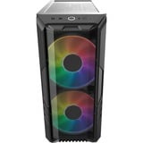 Cooler Master HAF 500 boîtier midi tower Noir | 2x USB-A | 1x USB-C | RGB | Verre Trempé