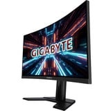 GIGABYTE G27QC A 27" Moniteur gaming incurvé  Noir, 2x HDMI, DisplayPort, 2x USB-A 3.2 (5 Gbit/s), 165 Hz