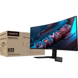 GIGABYTE  34" Moniteur UltraWide gaming incurvé  Noir