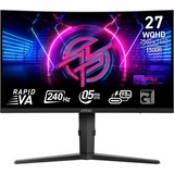 MSI  27" Moniteur gaming incurvé  Noir