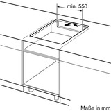 Neff M56SBF1L0, Table de cuisson Noir/en acier inoxydable