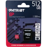 Patriot PEF512GEP31MCX, Carte mémoire Rouge/Noir