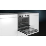 Siemens EQ110KA2EE set d'appareils de cuisine Céramique Four électrique, Jeu de cuisinière Acier inoxydable, Céramique, 4 zone(s), Verre-céramique, Noir, Tactile, 58,3 cm